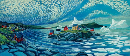 Bergy Bits by Newfoundland artist Adam Young