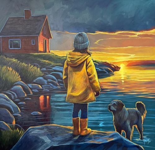 Best Friends by Newfoundland artist Adam Young