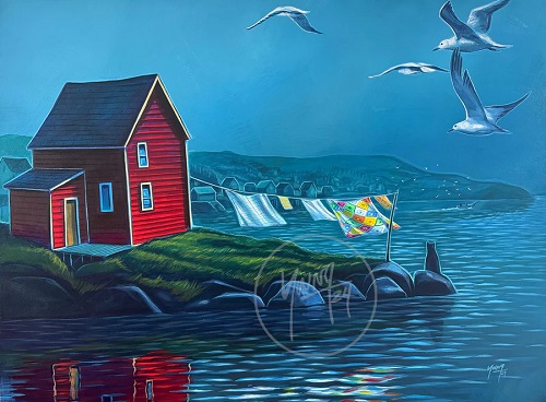 Early Risers by Newfoundland artist Adam Young