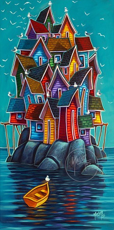 Gull Island by Newfoundland artist Adam Young
