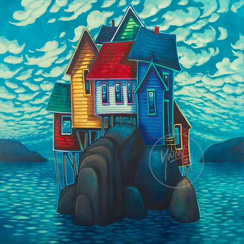 Little Island by Newfoundland artist Adam Young