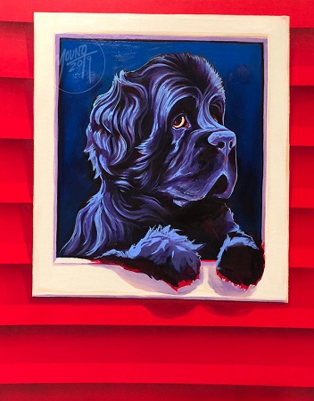 NL Dog by Newfoundland artist Adam Young