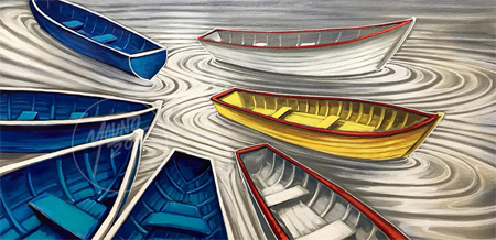 NL Punts by Newfoundland artist Adam Young
