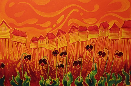 Pitcher Plant by Newfoundland artist Adam Young