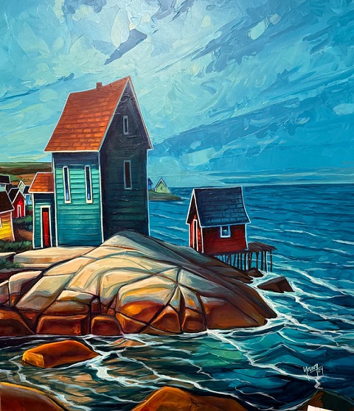 Shoreline by Newfoundland artist Adam Young
