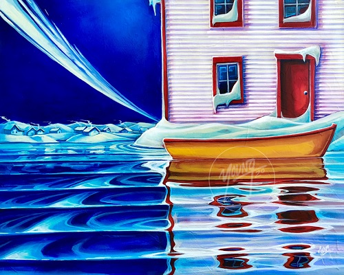 The Rock #2 by Newfoundland artist Adam Young
