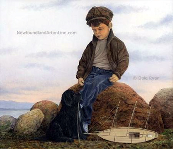 Beach Buddies by Newfoundland artist Dale Ryan