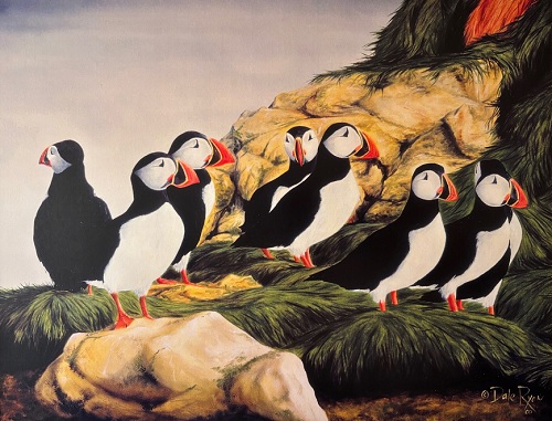 Birds of a Feather by Newfoundland artist Dale Ryan