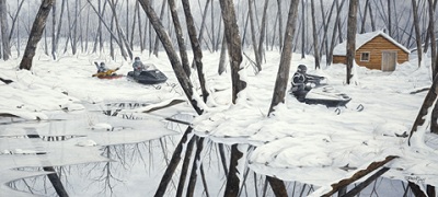 Cabin Country by Newfoundland artist Dale Ryan