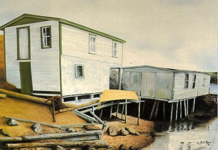 Charlie's Stage by Newfoundland artist Dale Ryan