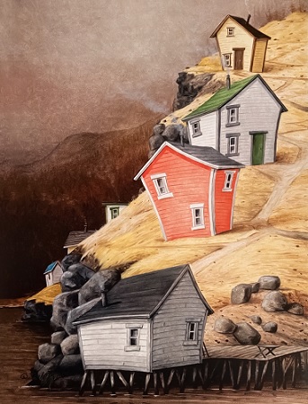 Cliff Hangers by Newfoundland artist Dale Ryan