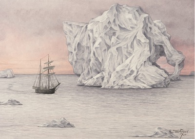 Iceberg Alley by Newfoundland artist Dale Ryan
