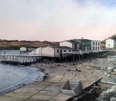 Merasheen by Newfoundland artist Dale Ryan