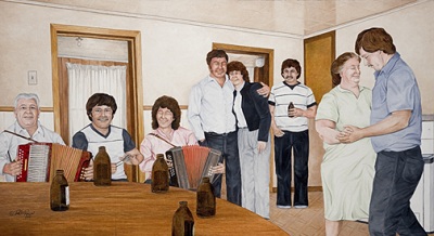 Music and Friends by Newfoundland artist Dale Ryan
