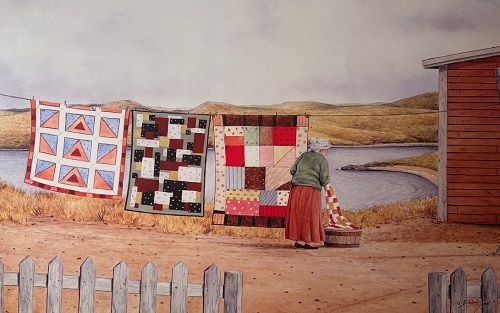 Nan's Artwork by Newfoundland artist Dale Ryan
