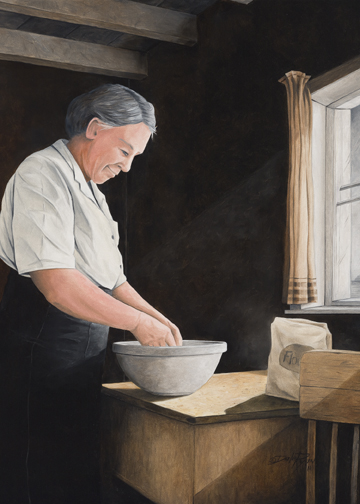 Nan's Kitchen by Newfoundland artist Dale Ryan