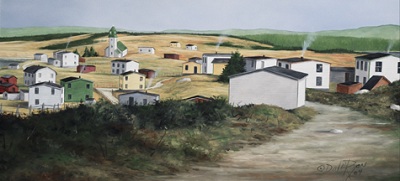 Old Arnold's Cove by Newfoundland artist Dale Ryan
