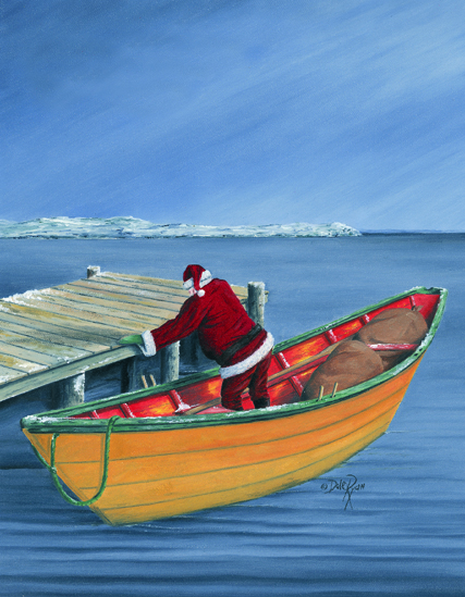Outport Santa by Newfoundland artist Dale Ryan