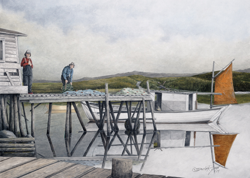 Reflections by Newfoundland artist Dale Ryan