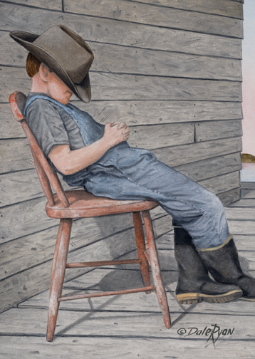 Saltwater Cowboy by Newfoundland artist Dale Ryan