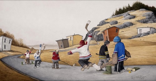 Signed Open Reproduction Print $40.00 (Unframed) $149.00 (Framed) by Newfoundland artist Dale Ryan