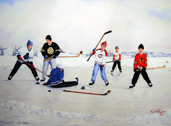 The Original Six by Newfoundland artist Dale Ryan
