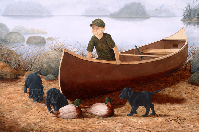 Training Days by Newfoundland artist Dale Ryan