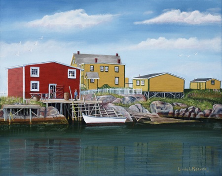 Barbour's Tickle by Newfoundland artist Linda Reeves