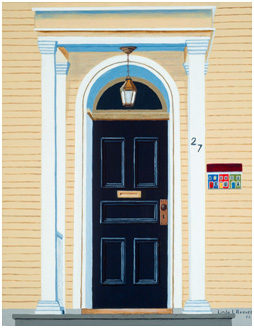 Doors on Gower by Newfoundland artist Linda Reeves