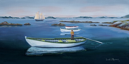 Poppy's Boat by Newfoundland artist Linda Reeves