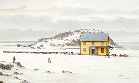 Pulling Together by Newfoundland artist Ted Stuckless